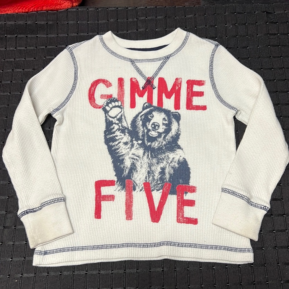 Arizona Jean - boys long sleeve bear shirt size 3t